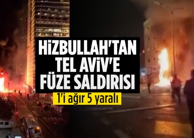 Hizbullah’tan İsrail’e füze saldırısı